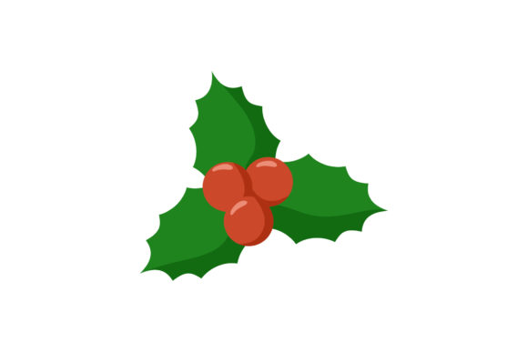 Christmas Beauty Mistletoe Design Illustrations