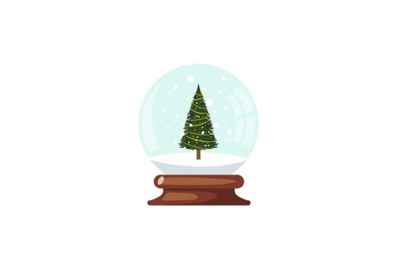 Christmas Beauty Snowball Illustrations