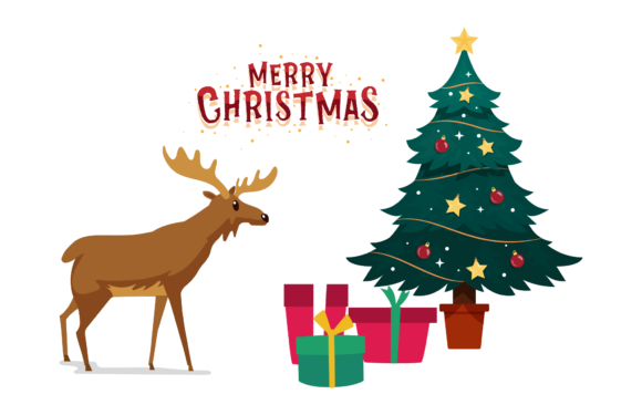 Christmas Illustration Design Art for Creative Projects