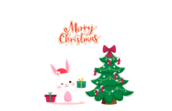 Christmas Party Cute Rabbit Illustration Review