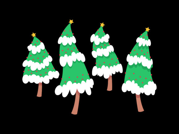 Christmas Pine Trees Clip Arts Review