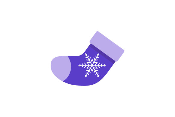 Christmas Sock Design for Illustrations