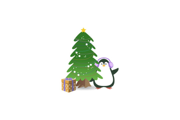 Cute Christmas Happy Holiday Illustrations