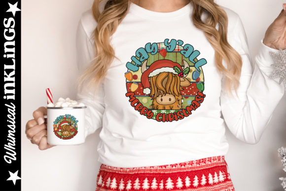 Hay Y all Merry Christmas Illustrations