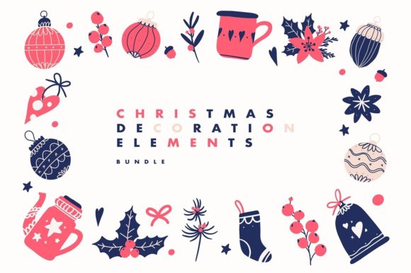 Vintage Christmas Illustrations for Festive Design Projects